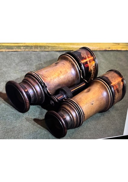 Antika Pirinç Dürbün Kapalı Halde 11 cm Boyunda fiyatları