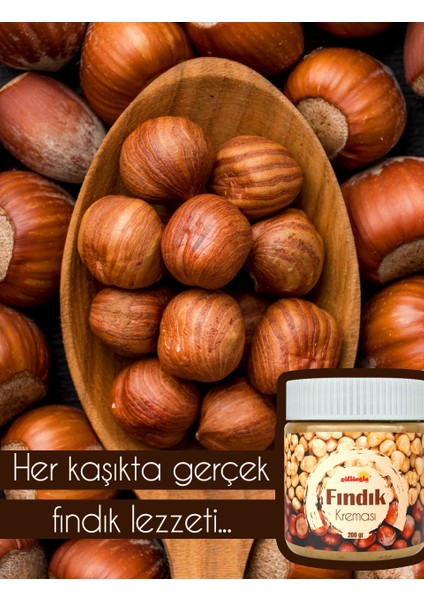 Fındık Kreması Katkısız %55 Fındık -200 gr x 3 Adet indirimleri