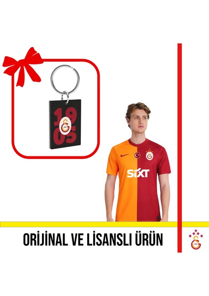 Lisanslı 2023/2024 Parçalı 5 Yıldızlı Iç Saha Forması ve Siyah Logolu Anahtarlık