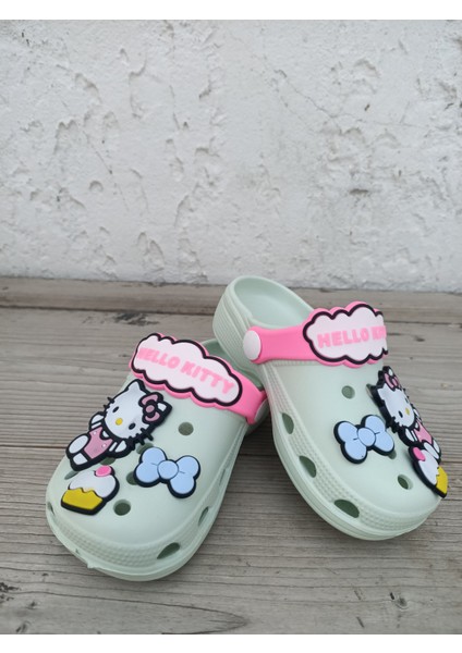 Hello Kitty Yeşil Terlik modelleri