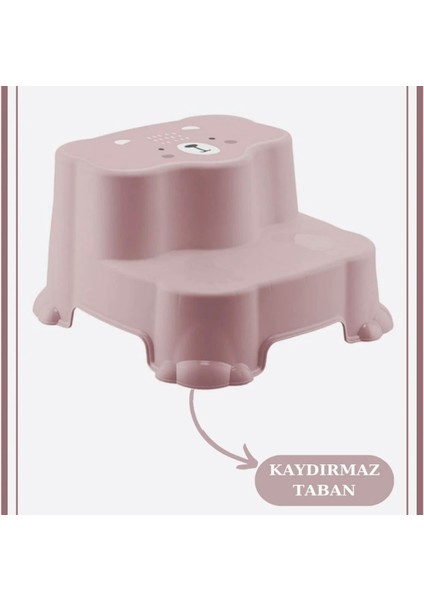 Dünya Katlı Çocuk Basamağı Desenli 06104