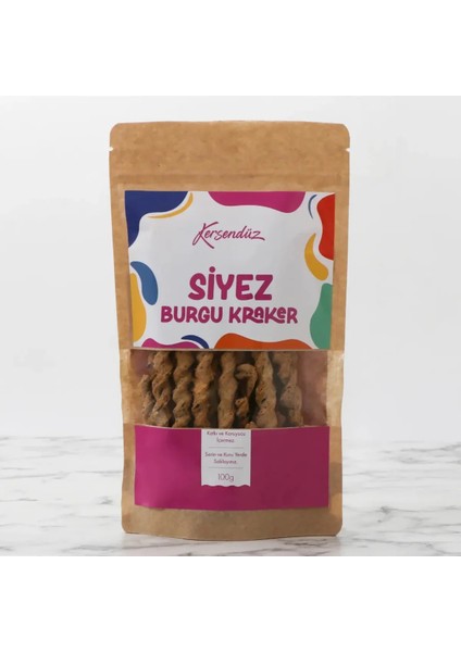 Siyez Burgu Kraker - 100 G