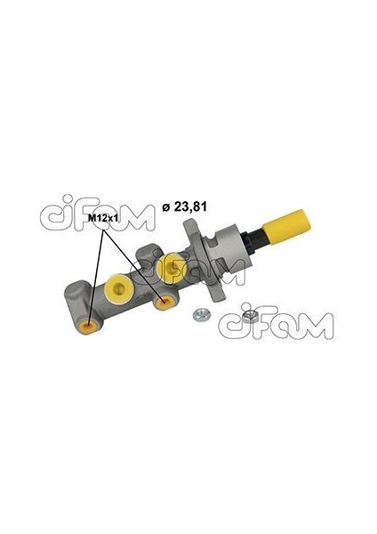 Fren Ana Merkezi P307 1.6hdi-1.6 16V-2.0 16V 00> C4 1.6hdi-1.6 16V-2.0 16V 04> 23.81MM