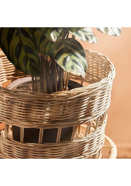 Çiçeklik, Rattan, 66 cm fırsatları