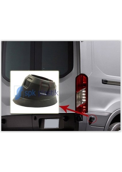 Arka Yan Gövde Kapı Dayama Plastiği Sağ-Sol Transit V363