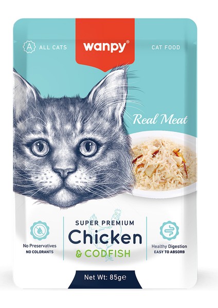 Süper Set 2'li Yengeç ve Morina Yaş Kedi Maması. modelleri