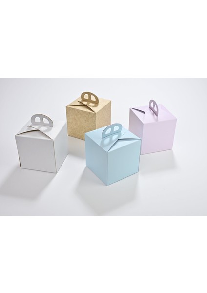 Pasta Kabı Beyaz-Kraft 10 x 10 cm 25 Adet fırsatları