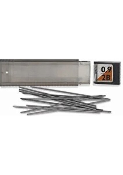Mekanik Kurşun Kalem Uçları 12'li Kutu 0.9 mm HB Sertlik 60 mm Uzunlukta modelleri