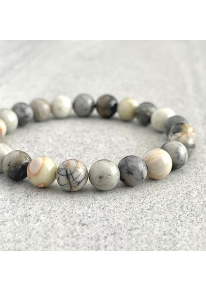 Jasper Doğal Taş Bileklik