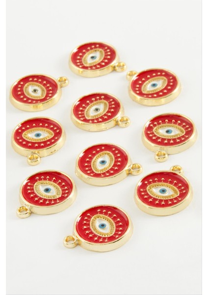 Wizard Göz Tek Kulp Mineli Bileklik ve Kolye Ucu Aparatı 1 Adet-Mavi