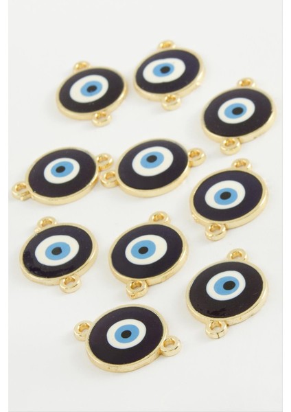 Wizard Nazar Çift Kulplu Mineli Bileklik ve Kolye Ucu Aparatı 1 Adet-Mavi fiyatları