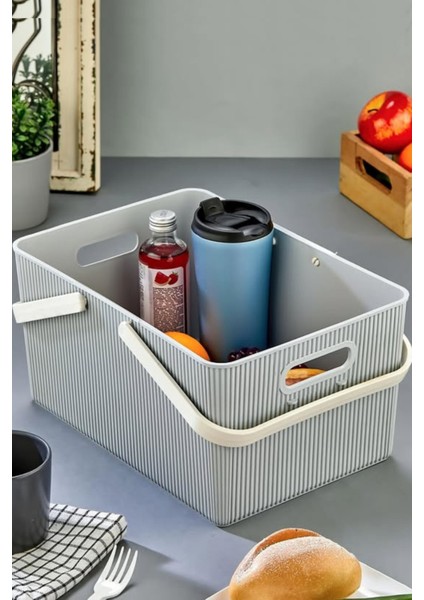 5 Parça Gri Taşınabilir 17 Lt. Piknik Seti ve Saklama Kapları fiyatları