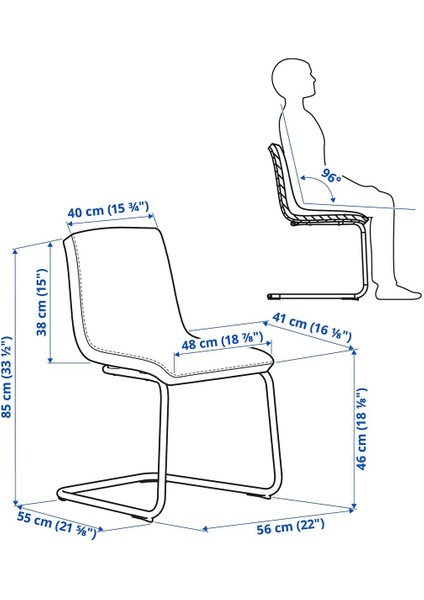 Yemek Masası Takımı, Meşe Kaplama/kahverengi-Viarp Bej-Kahverengi, 6 Sandalyeli fırsatları