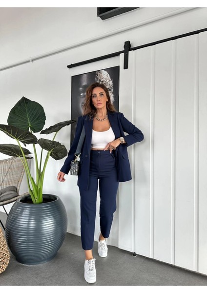 Zr Orijinal Marka Ceket Pantolon Klasik Takım Astarlı Ceket Havuç Pantolon