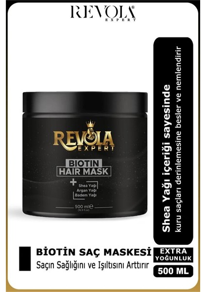 Expert Shea Agan Badem Yağlı Saç Maskesi 500 ml Biotin