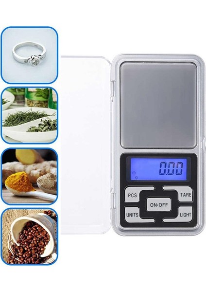 Dijital Hassas Elektronik Kuyumcu Cep Terazisi Tartı 200 gr 0.01 gr (5264) fırsatları