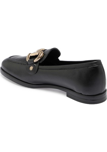 Siyah Hakiki Süet Deri Kadın Loafer - K24S1AY67568-A23 fiyatları