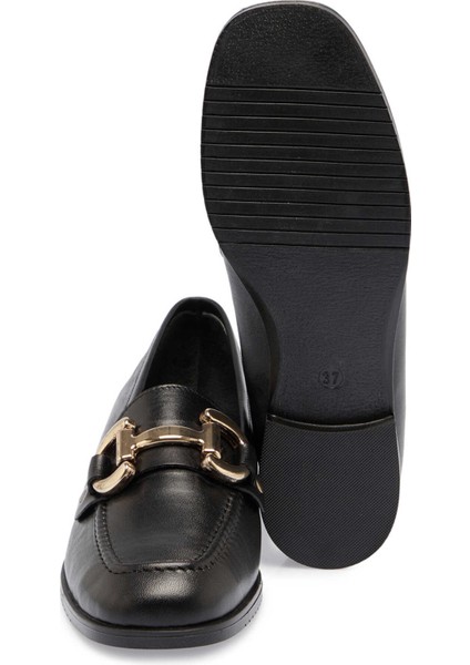 Siyah Hakiki Süet Deri Kadın Loafer - K24S1AY67568-A23 fırsatları