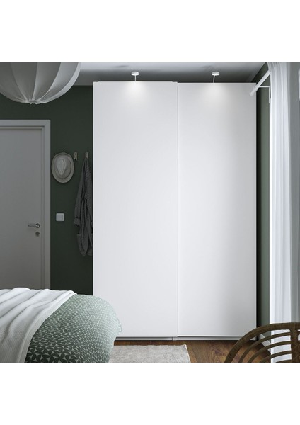 Pax Sürgü Kapaklı Gardırop, Beyaz, 150X66X236 cm fırsatları