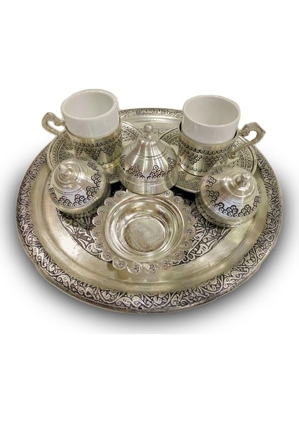 El Yapımı Bakır Kahve Fincan Takımı (2 Fincanlı Takım) fiyatları