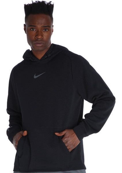 Pro Dri-Fit Erkek Siyah Günlük Stil Sweatshirt