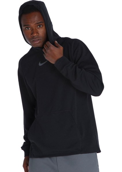 Pro Dri-Fit Erkek Siyah Günlük Stil Sweatshirt