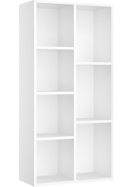 Kitaplık Ofis Dolabı Çok Amaçlı Raf 7 Bölmeli