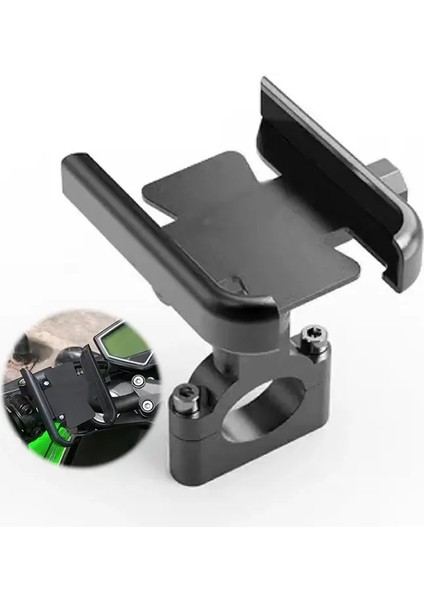 Forza 250 Için Tam Uyumlu Aluminyum Darbe Emici Motosiklet Için Telefon Tutucu Motor