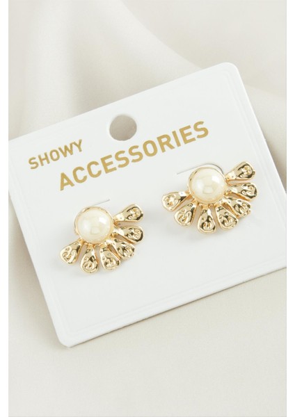 Çiçek Trend Inci Küpe