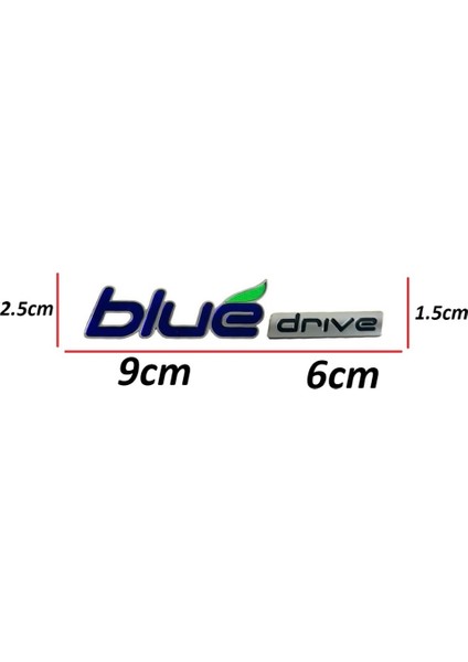 Hyundaı Yazı Accent Blue 12-18 Arka (Blue Drive Yazısı)