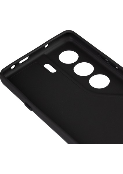 Tecno Camon 40 4g Kılıf Mat Esnek Biye Silikon Kılıf - Siyah modelleri