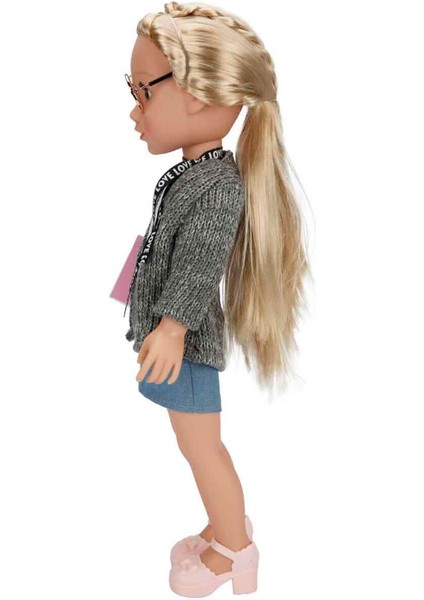 Gündelik Kıyafetli Moda Bebeği 40 cm – Eklemli Şık Kız Bebek modelleri