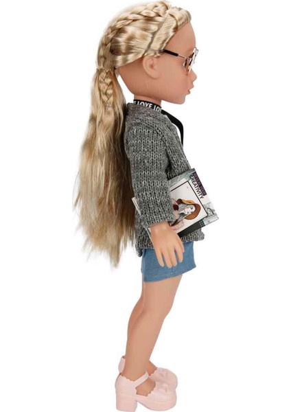 Gündelik Kıyafetli Moda Bebeği 40 cm – Eklemli Şık Kız Bebek indirimleri