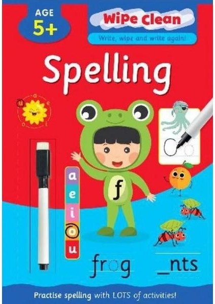 Wipe Clean Book Spelling