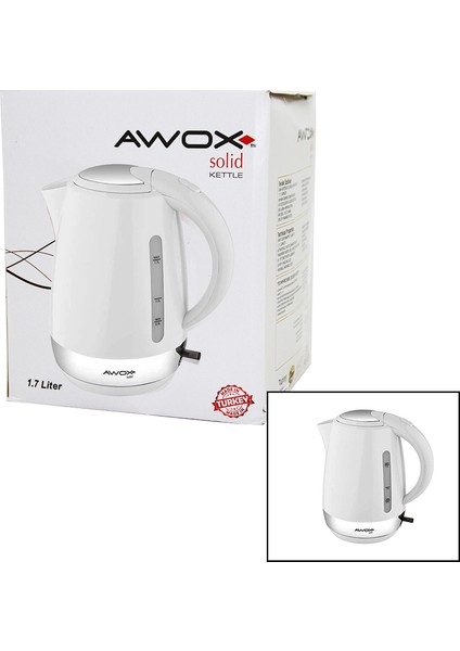Awox Solid Gizli Rezistans Kettle 1.7lt (5264)