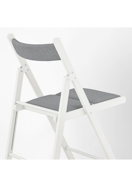 Mutfak Masası Takımı, Beyaz-Knisa Açık Gri, 4 Sandalyeli, Katlanabilir modelleri