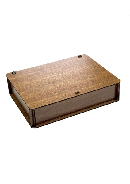 Gri Siyah Şal Desen Kravat Kol Düğmesi Cüzdan Özel Ahşap Kutulu Set fırsatları