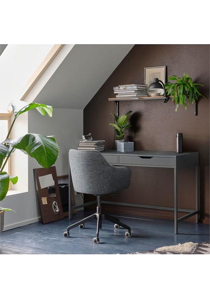 Çalışma Masası, Koyu Gri, 100X48 cm fiyatları