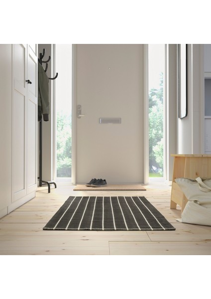 Büyük Halı, Gri-Kırık Beyaz, 80X180 Cm, Dikdörtgen, Düz Dokuma modelleri