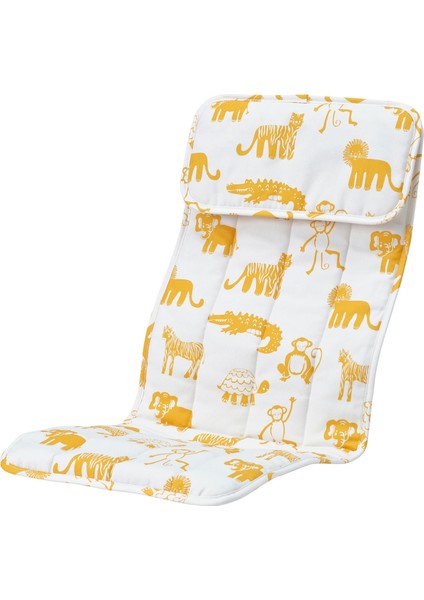 Çocuk Koltuk Minderi, Sarı-Beyaz