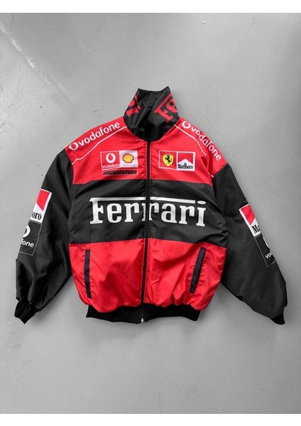 Ferrari Motosport Kalın Içi Astarlı Kışlık Boomer Yağmurluk Ceket fiyatları