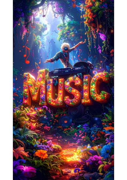 Müzik Ruhun Gıdası 1 Ev Duvar Salon Güzellik Salonu Ofis Dükkan Dekarasyon Kanvas Tablo fiyatları