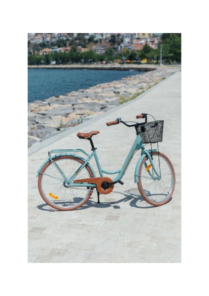 Sorrento Şehir Bisikleti 44 cm V 28 Jant 3 Vites Çağla Yeşili Gold