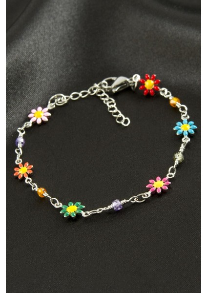 Papatya Mineli Çelik Bileklik fiyatları