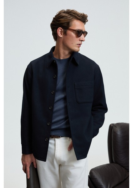 VAREX Erkek Yuvarlak Yaka Basic Slim Fit Triko Mavi Kazak modelleri