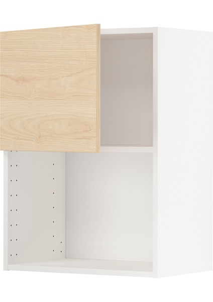Ankastre Mikrodalga Fırın Duvar Dolabı, Askersund Açık Dişbudak, 60X80 cm