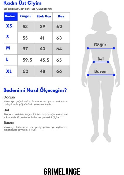 AELORIA Kadın Önü Baskılı Reglan Kol Regular Grimelanj Sweatshirt