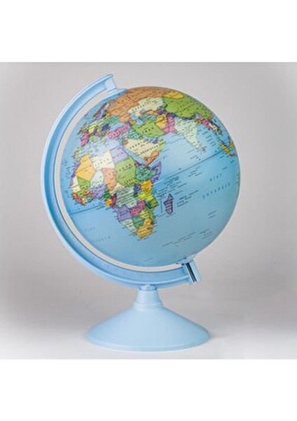 Fiziki Dünya Küresi 26 cm Mavi Renk Dereceli Yüzey Yansıma Yapmaz modelleri