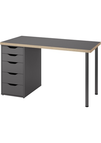 Çalışma Masası, Gri, 120X60 cm
