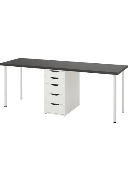 Çalışma Masası, Venge-Beyaz, 200X60 cm